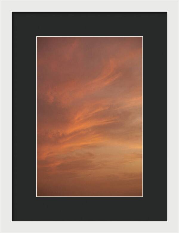 Cirrus Clouds Painted Gold