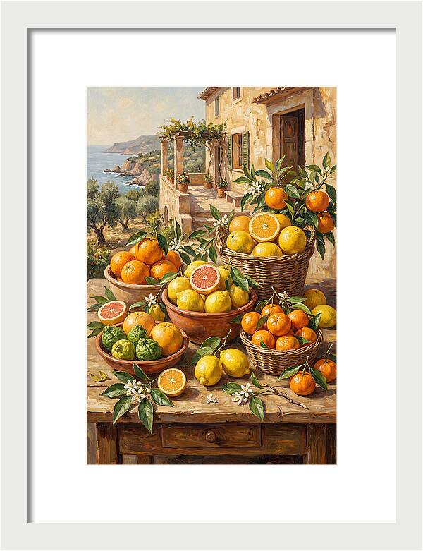 Citrus Abundance By The Sea