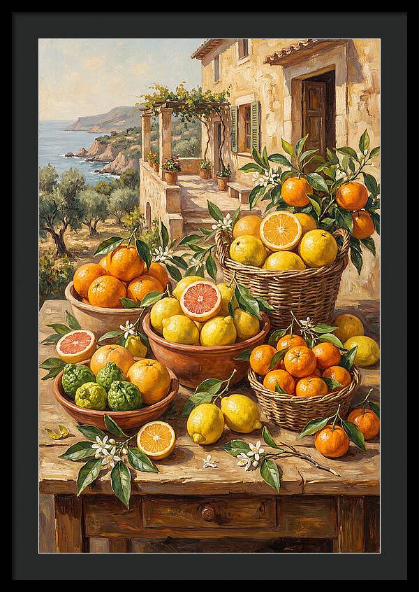 Citrus Abundance By The Sea