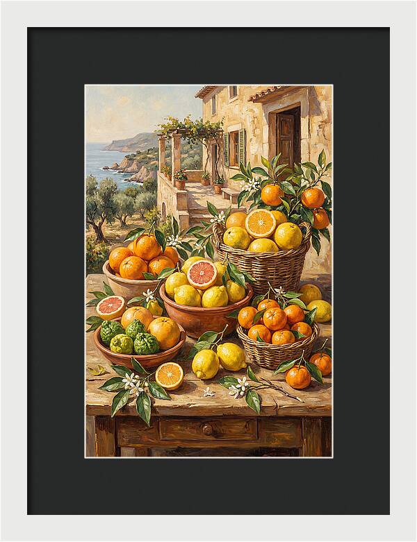 Citrus Abundance By The Sea