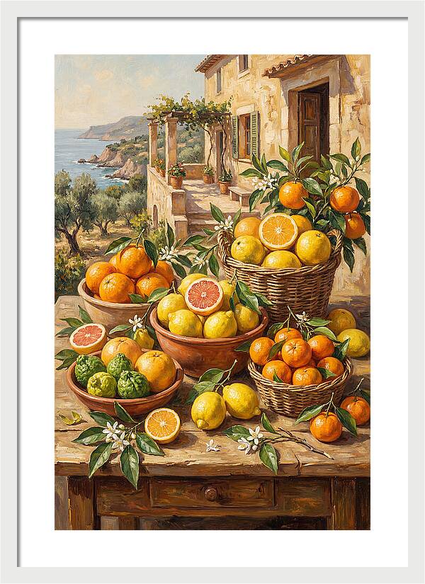 Citrus Abundance By The Sea