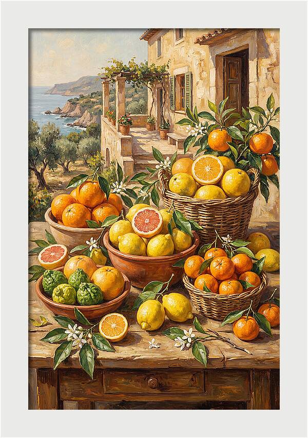 Citrus Abundance By The Sea