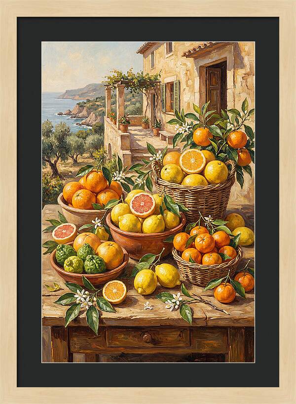 Citrus Abundance By The Sea
