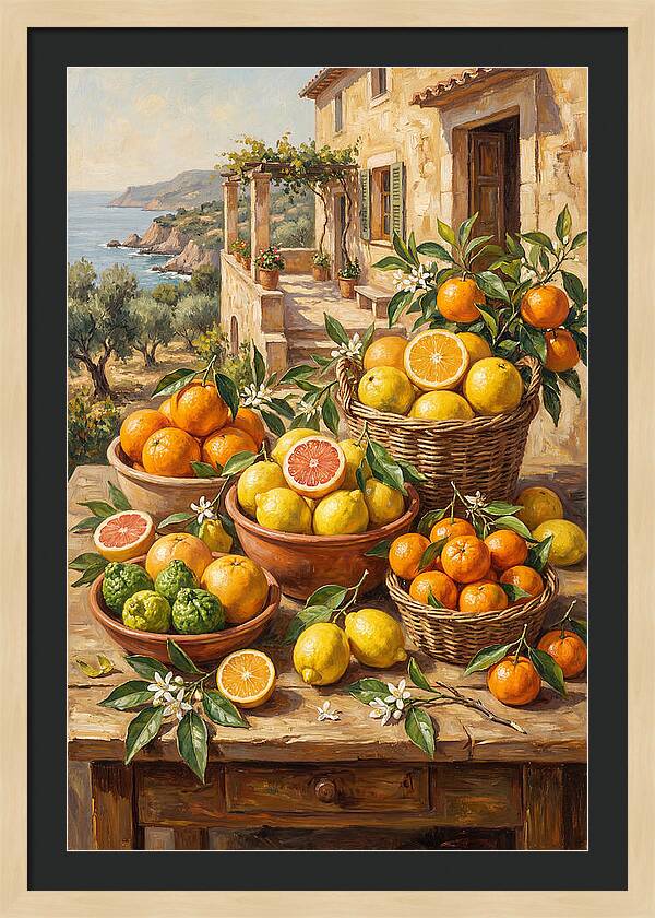 Citrus Abundance By The Sea
