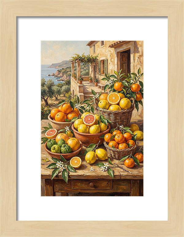Citrus Abundance By The Sea