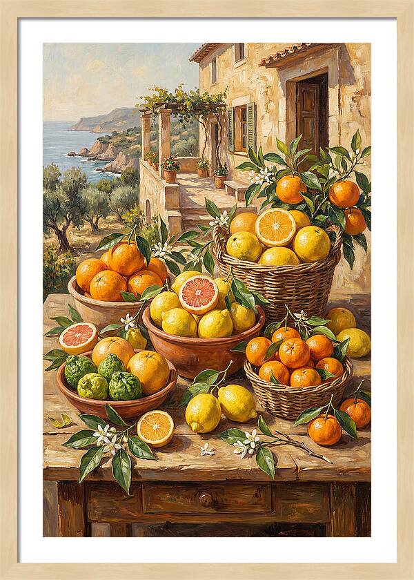 Citrus Abundance By The Sea