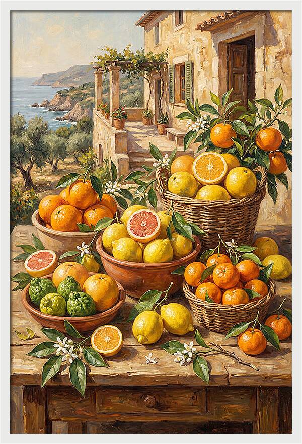 Citrus Abundance By The Sea