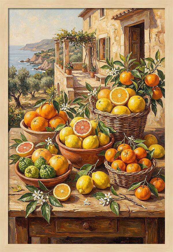 Citrus Abundance By The Sea