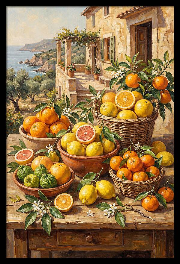 Citrus Abundance By The Sea