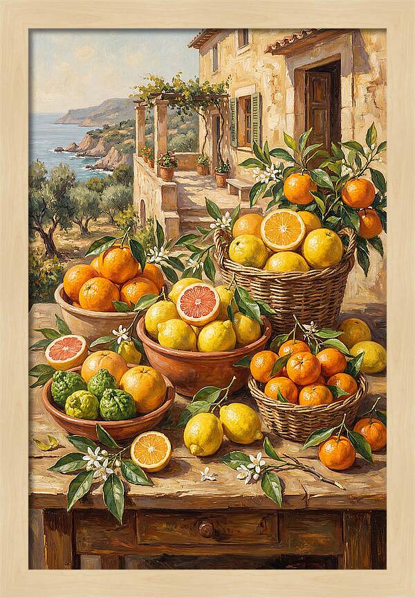 Citrus Abundance By The Sea