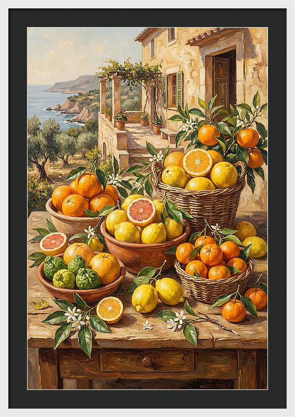 Citrus Abundance By The Sea