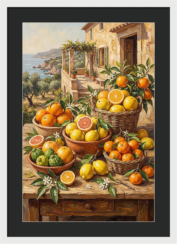 Citrus Abundance By The Sea