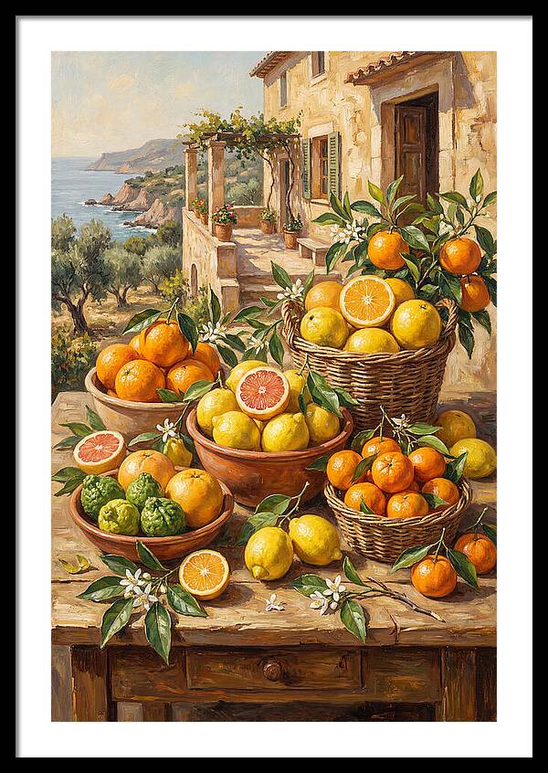 Citrus Abundance By The Sea