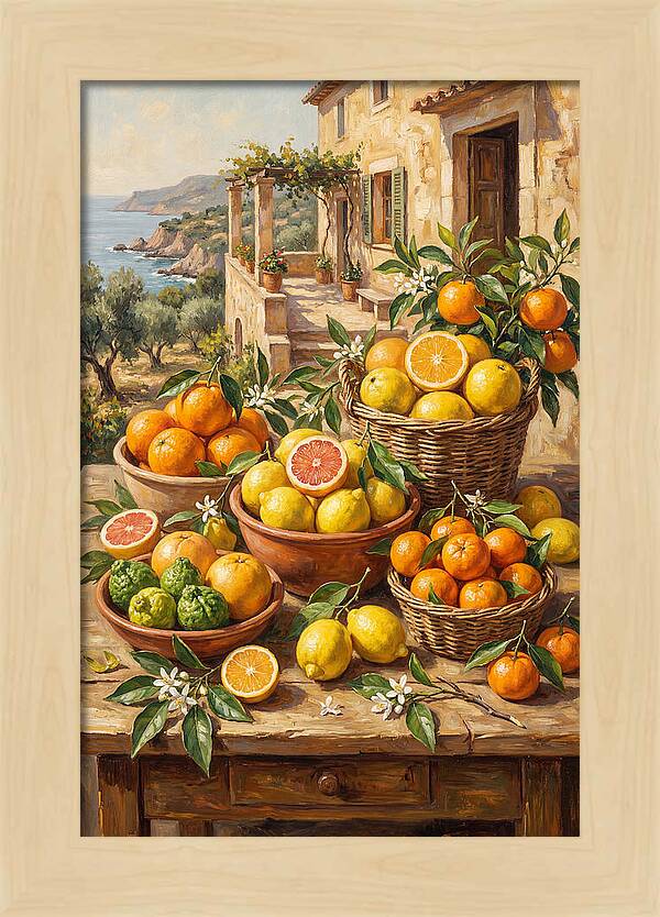Citrus Abundance By The Sea
