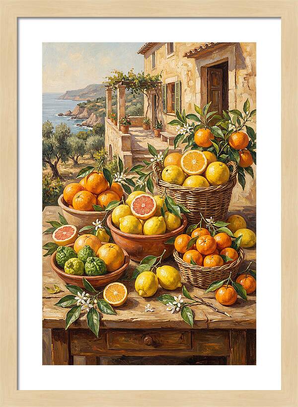 Citrus Abundance By The Sea