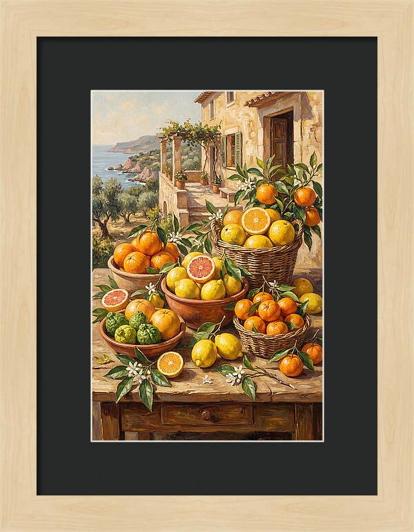 Citrus Abundance By The Sea
