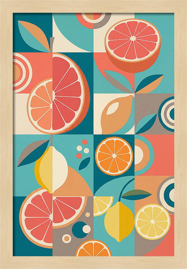 Citrus Fruit Mosaic