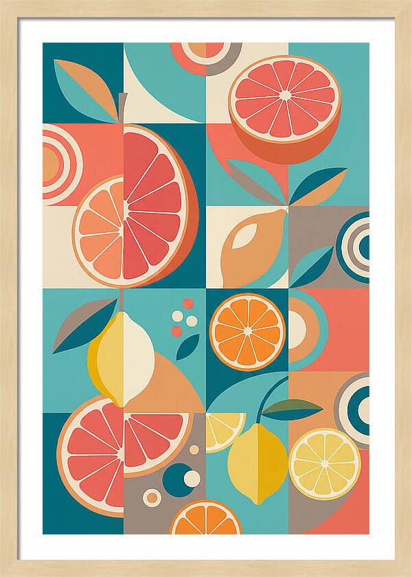 Citrus Fruit Mosaic