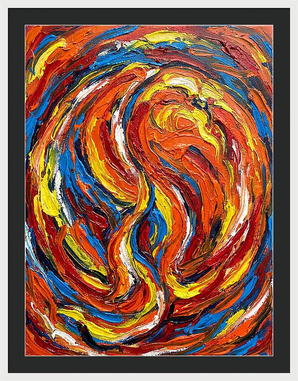 Citrus Fruit Swirl