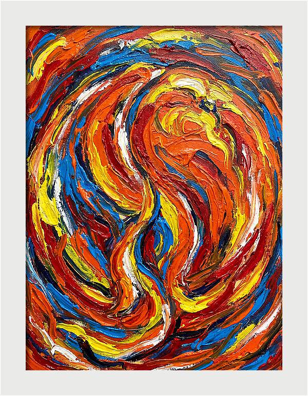 Citrus Fruit Swirl