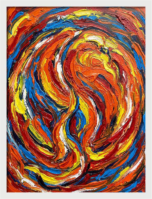 Citrus Fruit Swirl