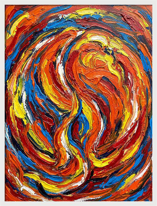 Citrus Fruit Swirl