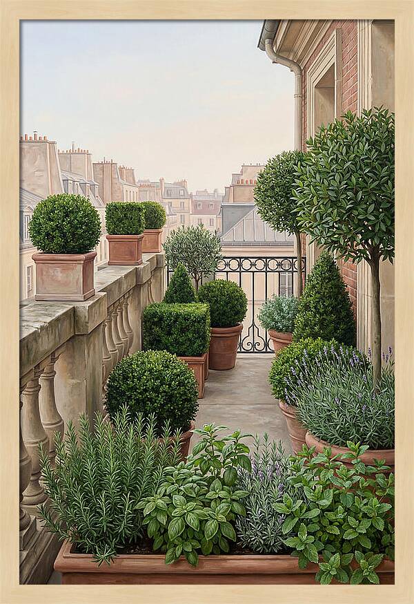 City Garden Balcony Serenity