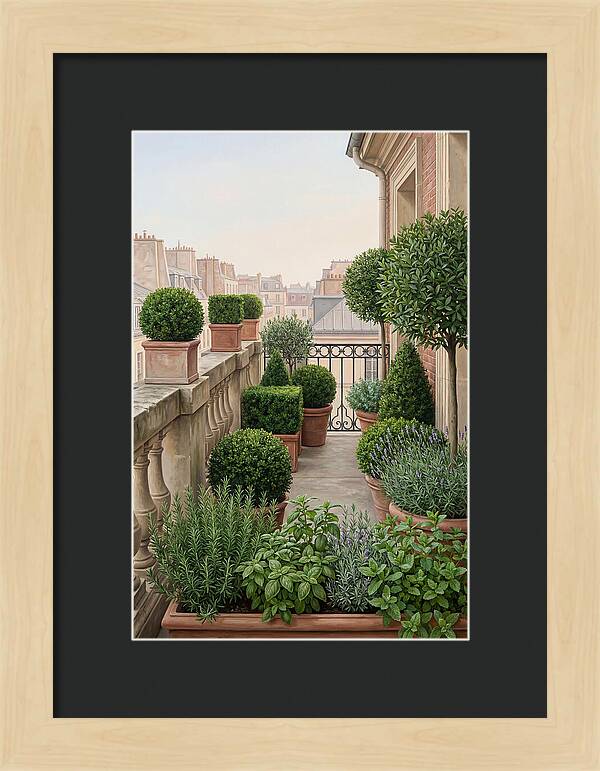 City Garden Balcony Serenity