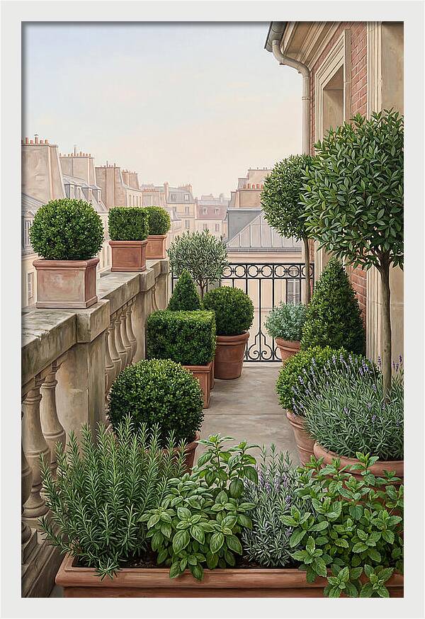City Garden Balcony Serenity