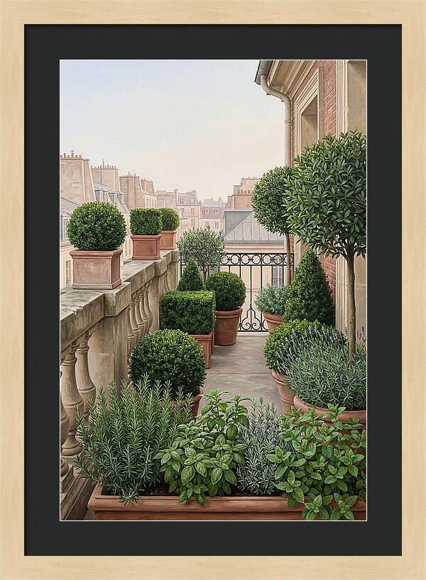 City Garden Balcony Serenity