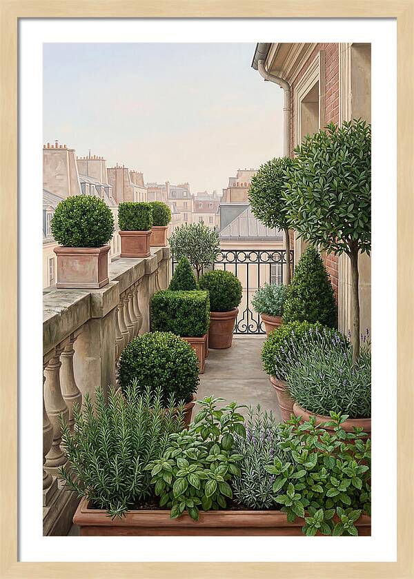 City Garden Balcony Serenity
