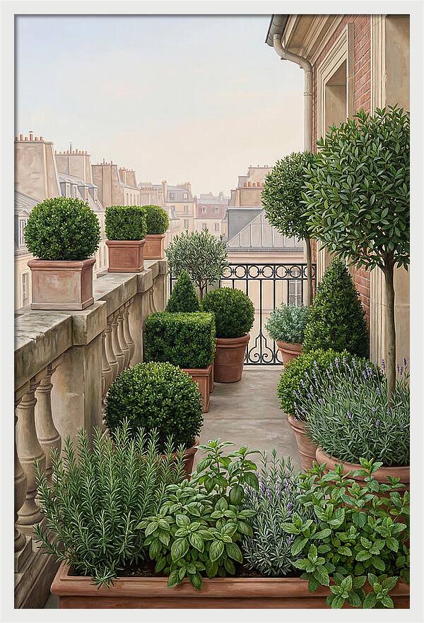 City Garden Balcony Serenity