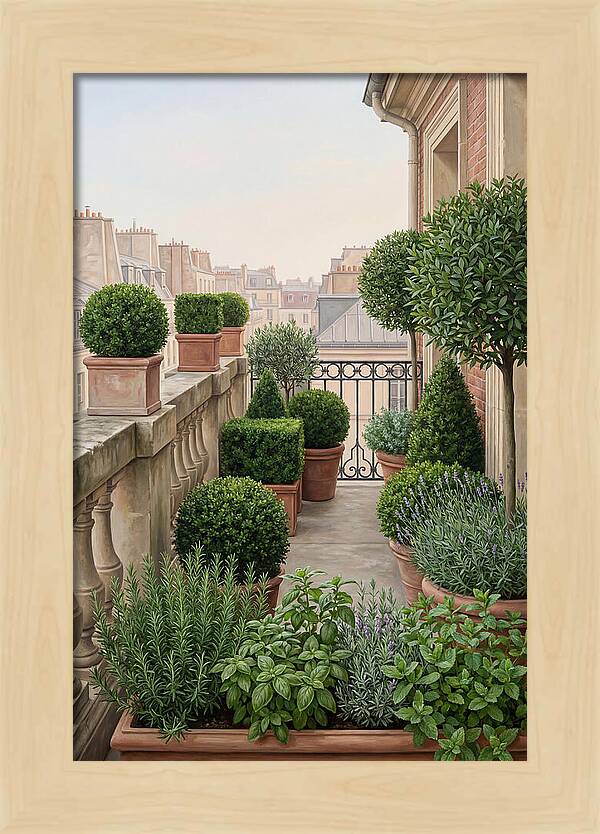 City Garden Balcony Serenity