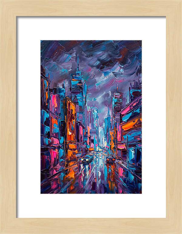 City Lights And Vivid Colors