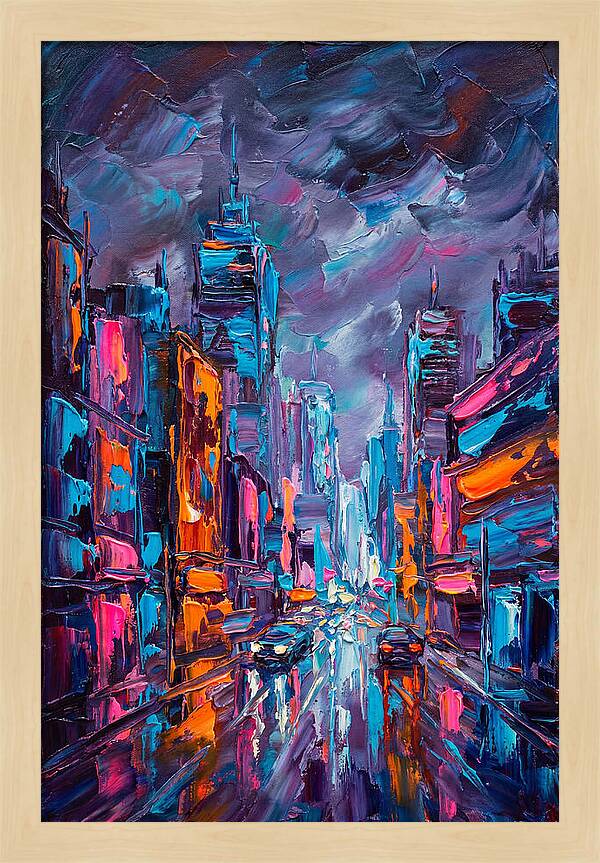 City Lights And Vivid Colors