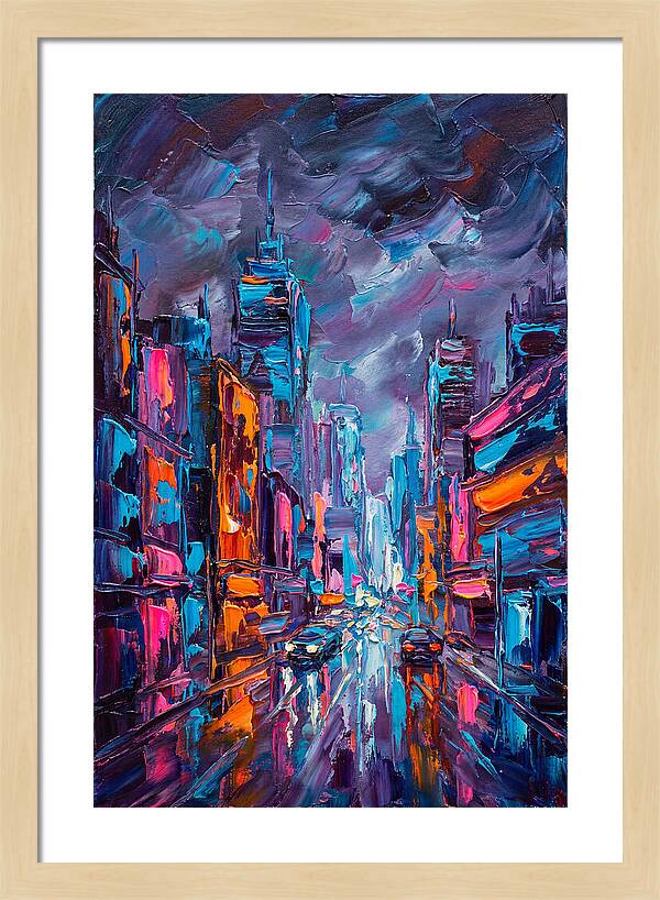 City Lights And Vivid Colors