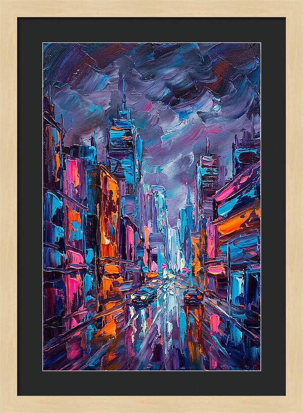 City Lights And Vivid Colors