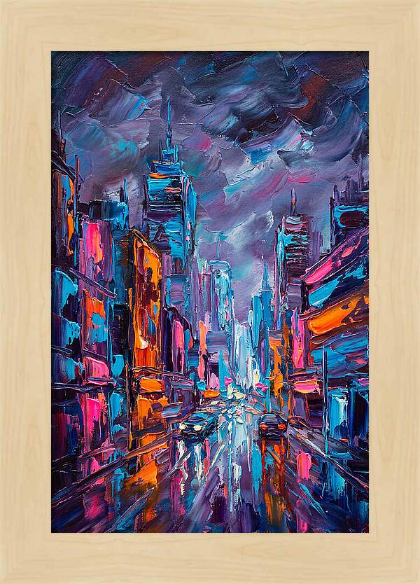 City Lights And Vivid Colors