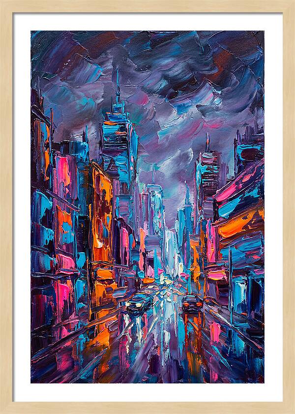 City Lights And Vivid Colors