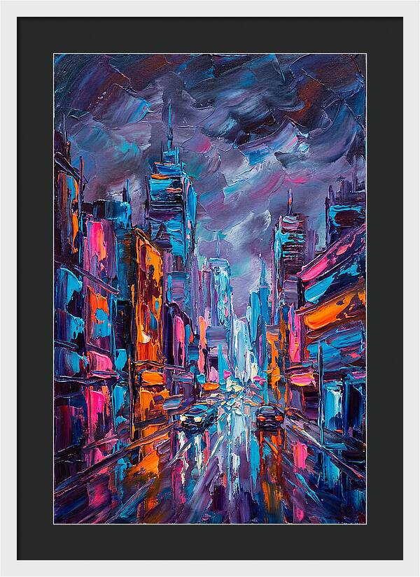 City Lights And Vivid Colors