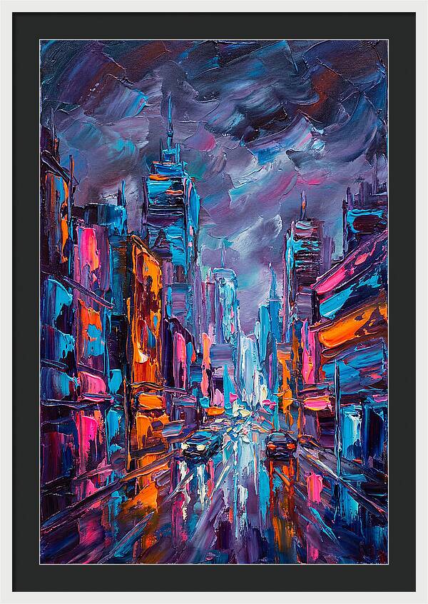 City Lights And Vivid Colors