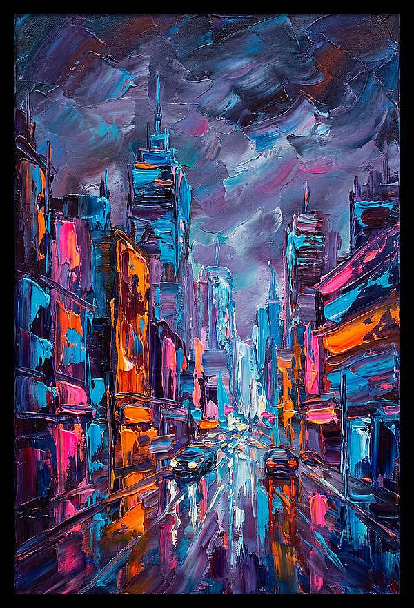 City Lights And Vivid Colors