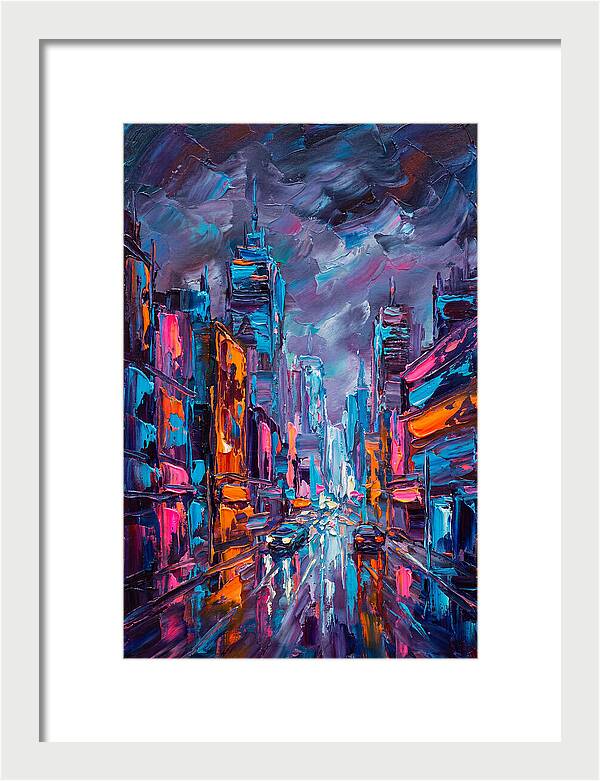 City Lights And Vivid Colors