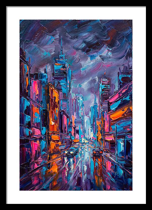 City Lights And Vivid Colors
