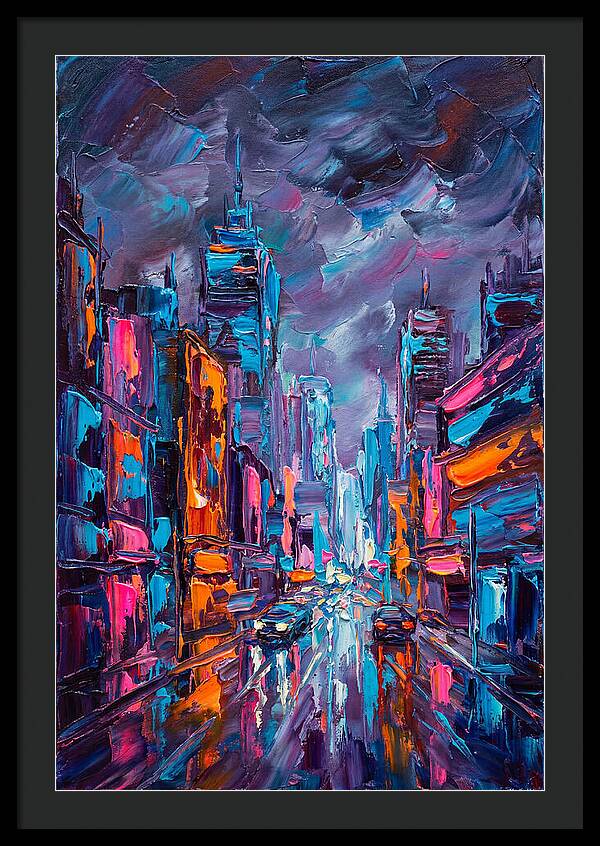 City Lights And Vivid Colors