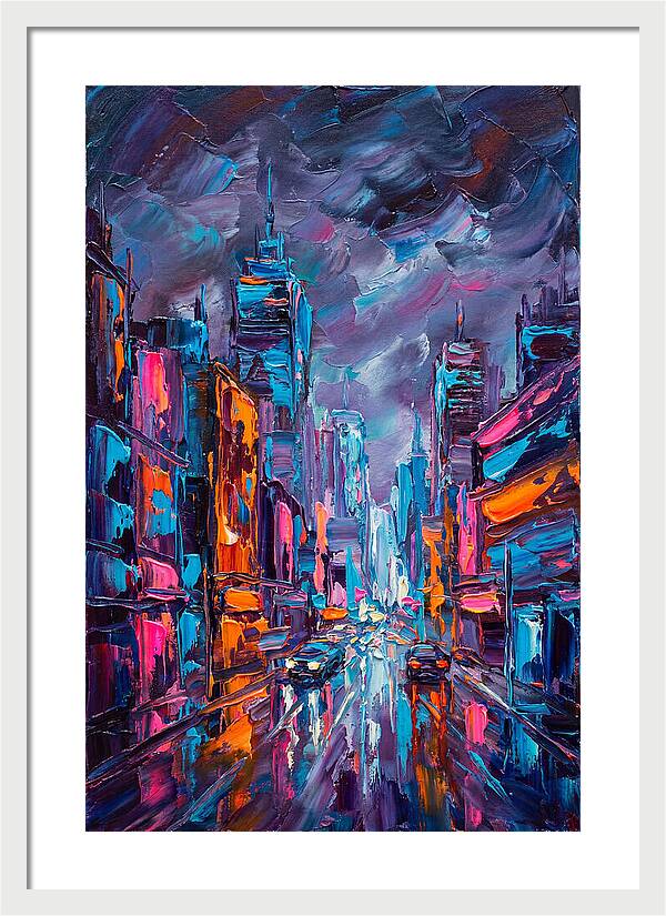 City Lights And Vivid Colors