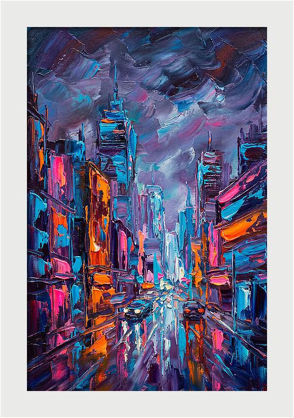 City Lights And Vivid Colors