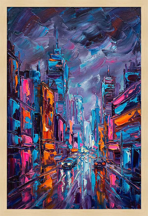 City Lights And Vivid Colors