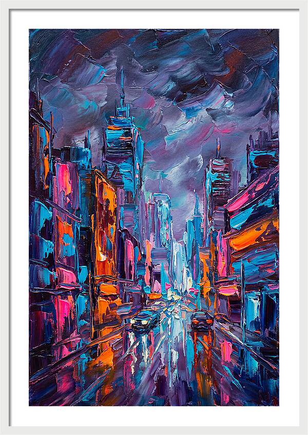 City Lights And Vivid Colors