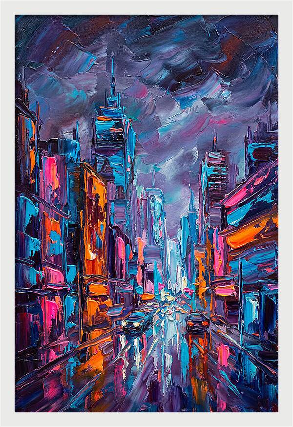 City Lights And Vivid Colors